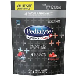 Pedialyte AdvancedCare Berry Strawberry Electrolyte Drink Sachet- 86.40 oz
