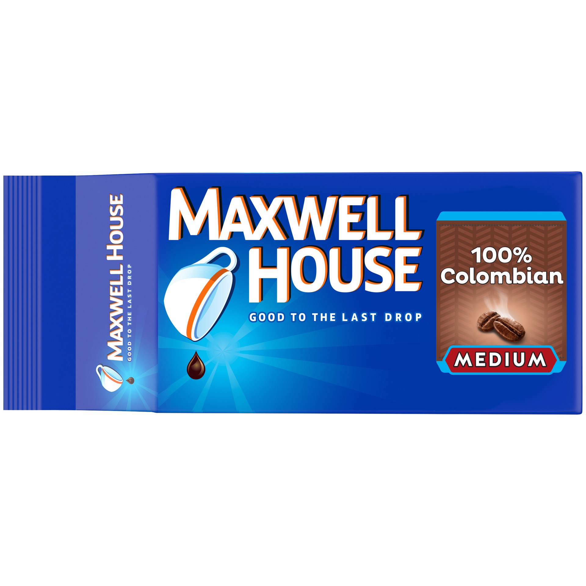 slide 1 of 5, Maxwell House 100% Colombian Medium Roast Ground Coffee, 10.5 oz Bag, 10.5 oz