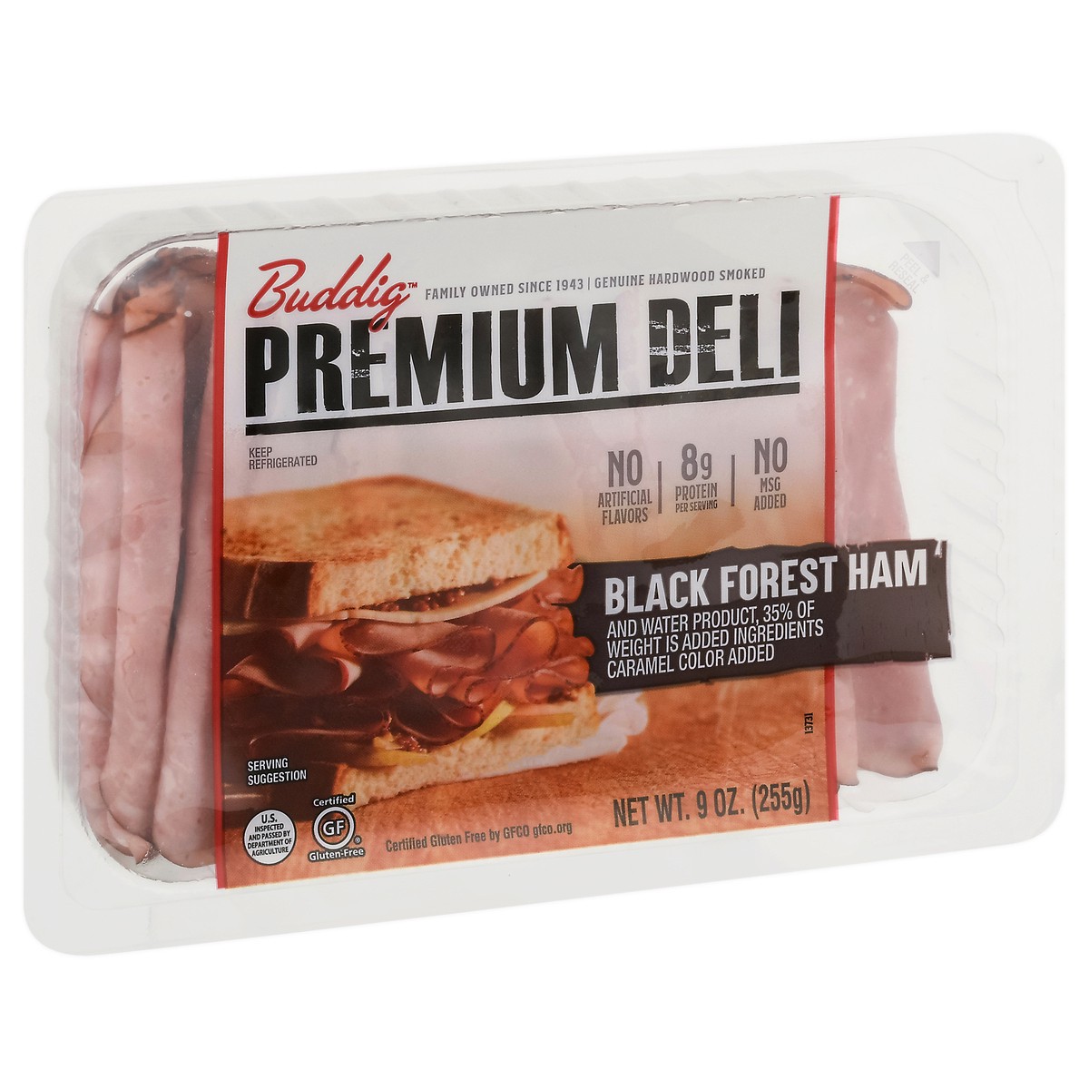 slide 3 of 9, Buddig Premium Deli Black Forest Black Forest Ham 9 oz, 9 oz