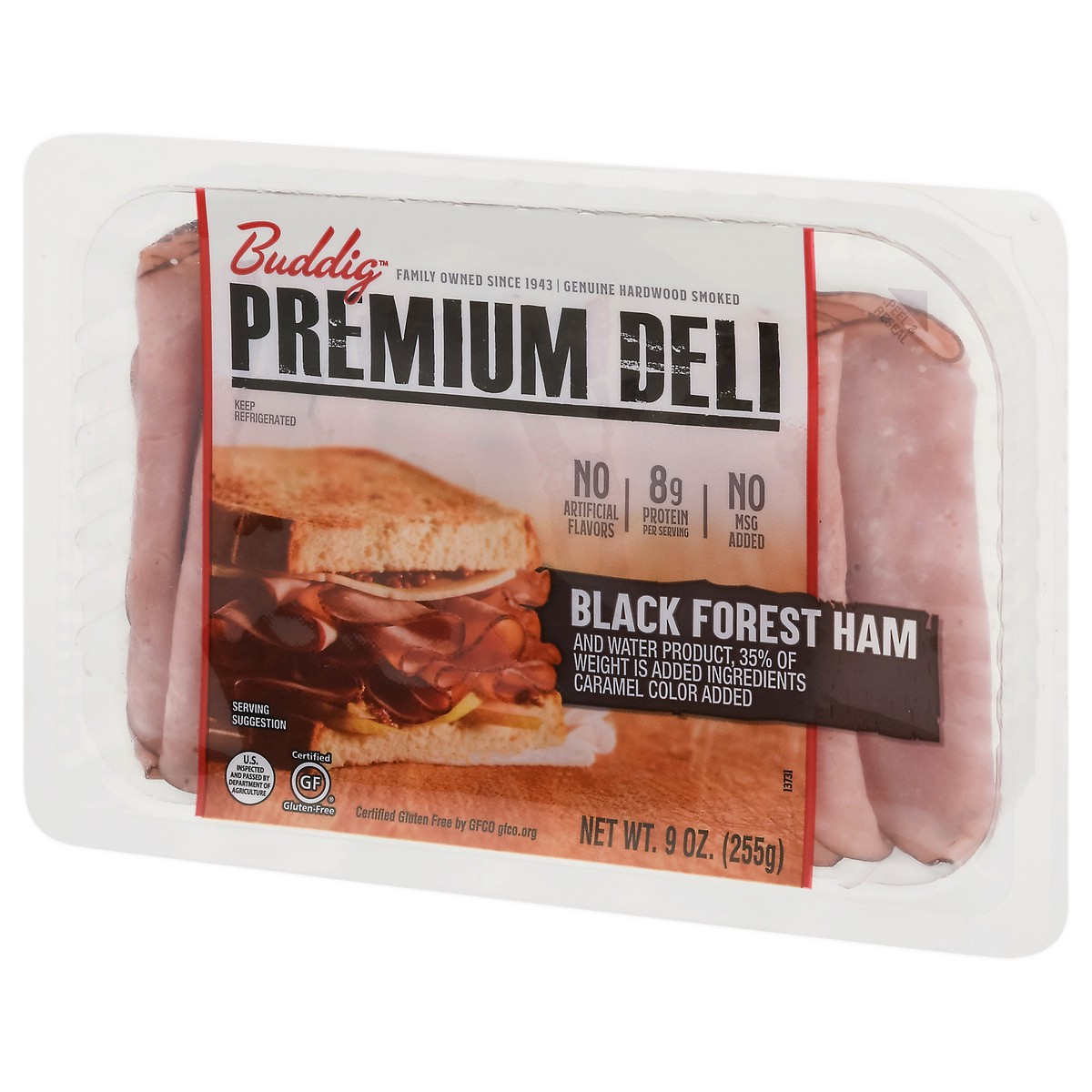 slide 4 of 9, Buddig Premium Deli Black Forest Black Forest Ham 9 oz, 9 oz