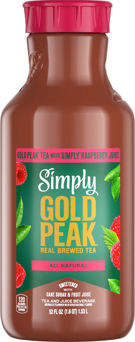slide 3 of 11, Simply Gold Peak - Tea & Raspberry Bottle, 52 fl oz, 52 fl oz