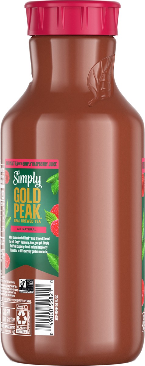slide 5 of 11, Simply Gold Peak - Tea & Raspberry Bottle, 52 fl oz, 52 fl oz