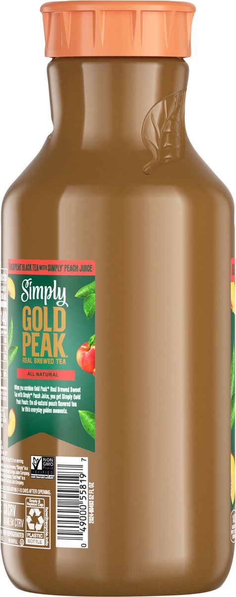 slide 8 of 11, Simply Gold Peak - Tea & Peach Bottle, 52 fl oz, 52 fl oz