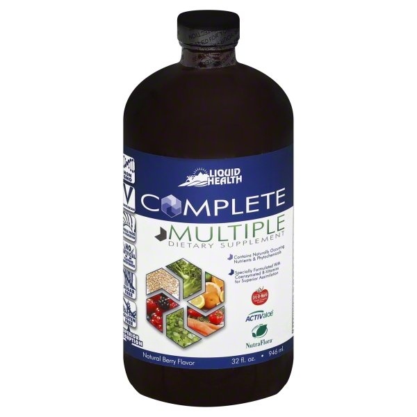 slide 1 of 1, Liquid Health Complete Multiple, Natural Berry Flavor, 32 oz