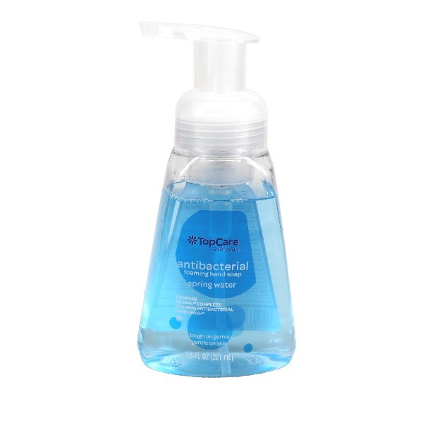 slide 1 of 10, TopCare Everyday Antibacterial Foaming Spring Water Hand Soap 7.5 fl oz, 7.5 oz