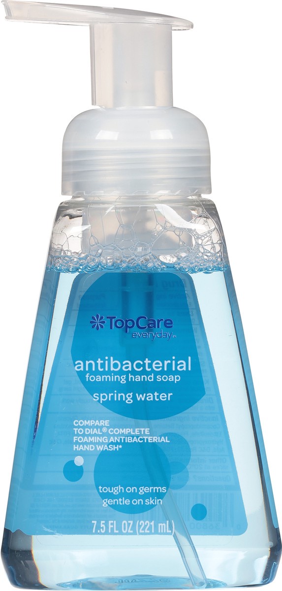 slide 6 of 10, TopCare Everyday Antibacterial Foaming Spring Water Hand Soap 7.5 fl oz, 7.5 oz