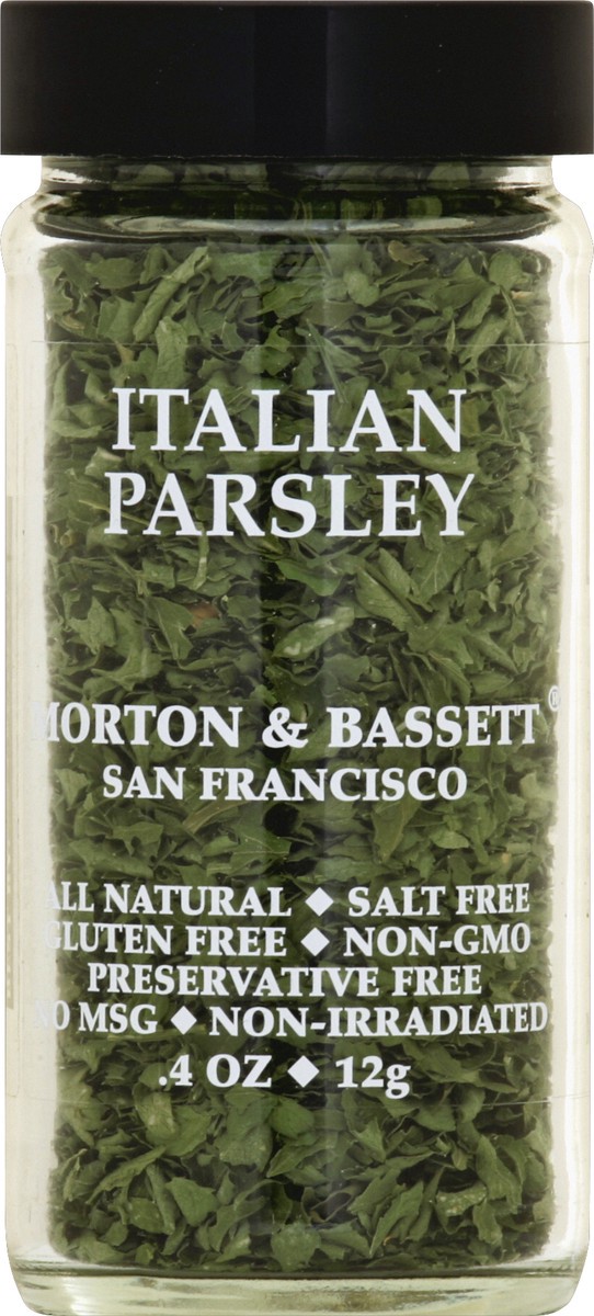 slide 1 of 3, Morton & Bassett Italian Parsley, 0.25 oz