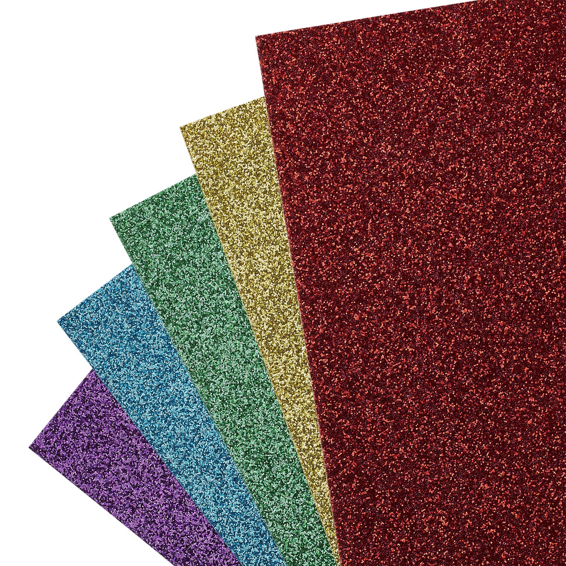 slide 3 of 3, Rainbow Glitter Cardstock Paper Pad By Recollections, 4.5" X 7", 4.5 in x 7 in