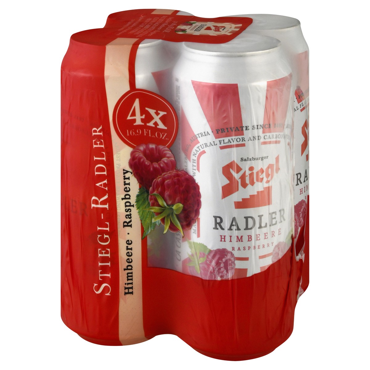 slide 3 of 10, Stiegl Raspberry Radlers, 67.6 fl oz