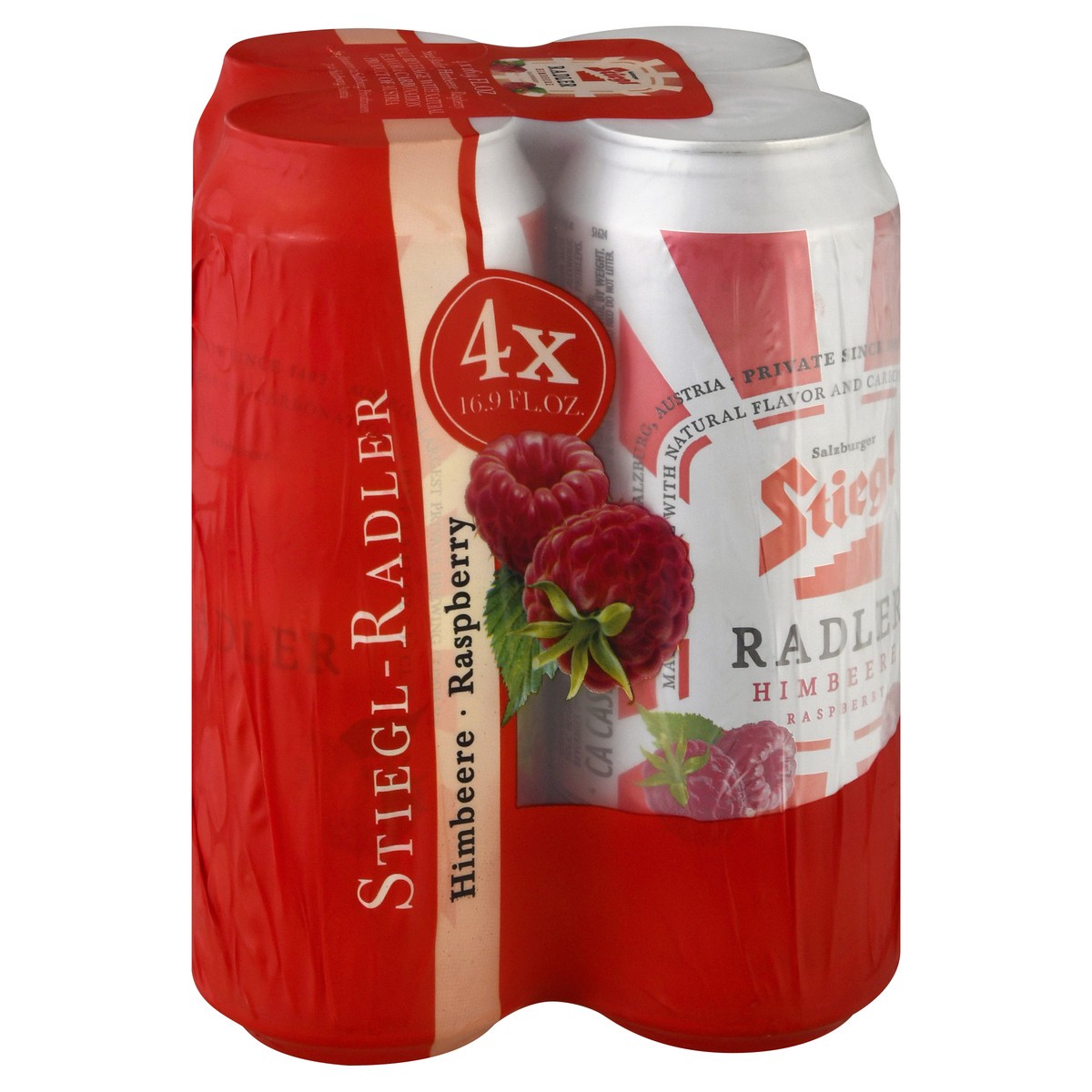 slide 8 of 10, Stiegl Raspberry Radlers, 67.6 fl oz