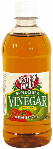 slide 1 of 1, Western Family Apple Cider Vinegar, 16 oz