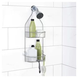Zenna Home Shower Caddy, Satin Nickel