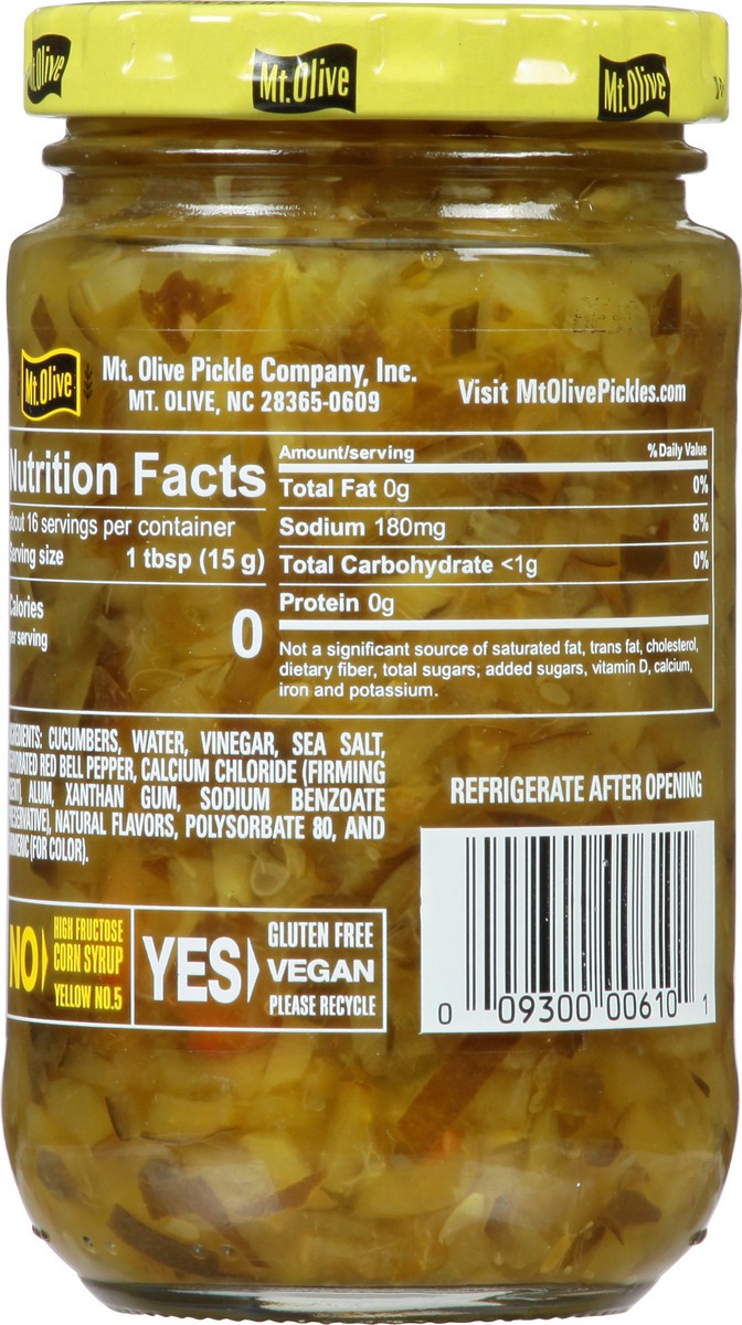 slide 2 of 7, Mt. Olive Dill Relish With Sea Salt, 