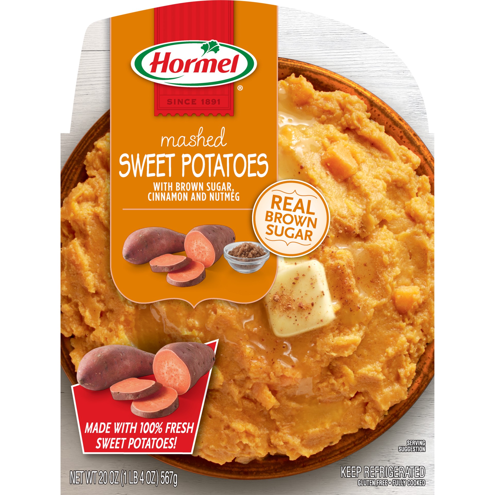 slide 1 of 10, Hormel Mashed Sweet Potatoes, 20 oz