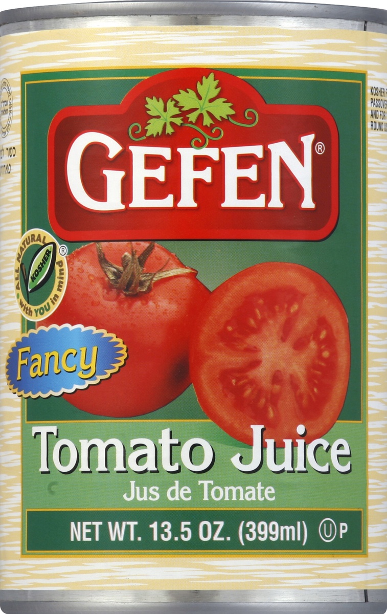 slide 4 of 4, Gefen Juice - Tomato, 13.5 oz
