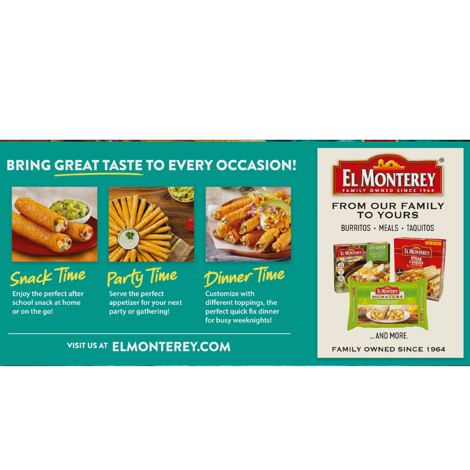slide 6 of 6, El Monterey Extra Crunchy Southwest Chicken Taquito Value Pack, 38 Count, 38 ct