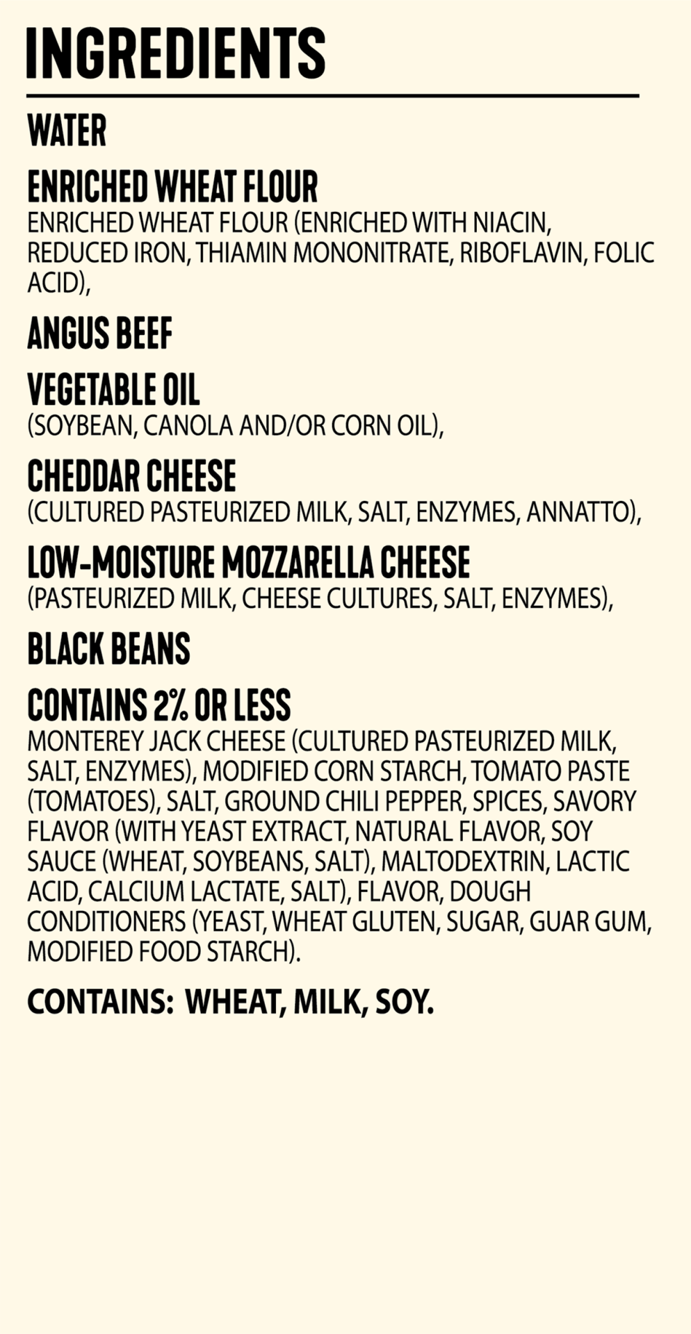 slide 4 of 5, El Monterey Chimichangas, Loaded Nacho, Beef, Black Bean & Three Cheese, 8 ct