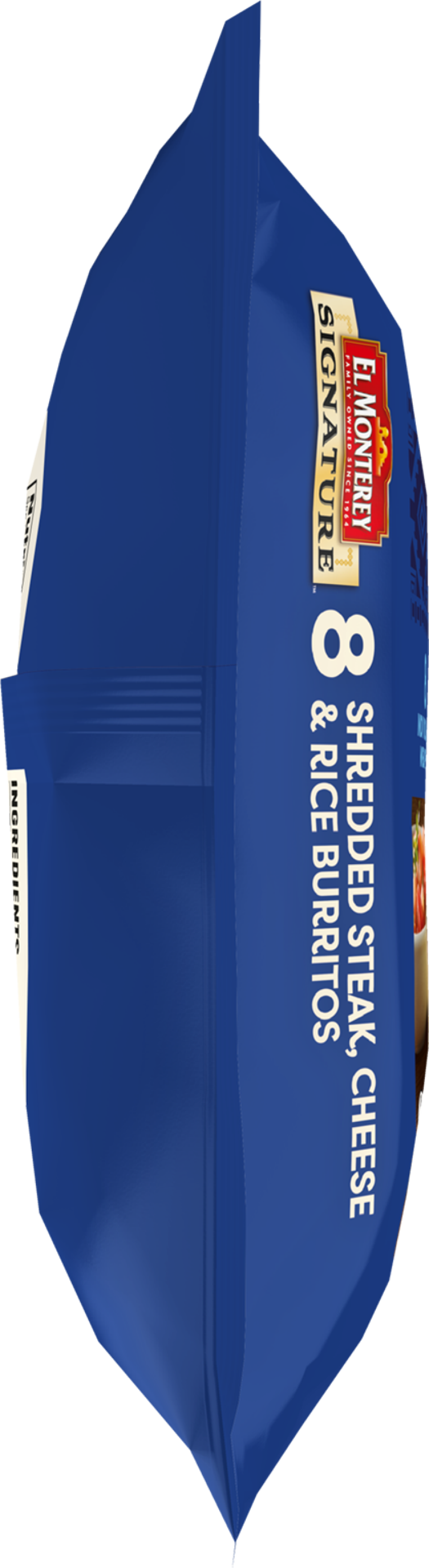 slide 2 of 5, El Monterey Signature Shredded Steak & Cheese Burritos 8 ct, 38.4 oz (Frozen), 8 ct