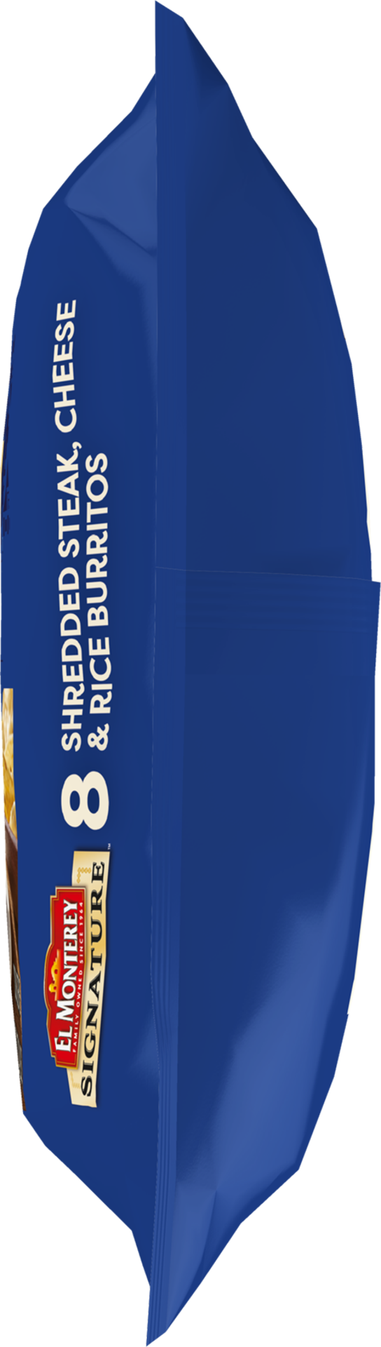 slide 3 of 5, El Monterey Signature Shredded Steak & Cheese Burritos 8 ct, 38.4 oz (Frozen), 8 ct