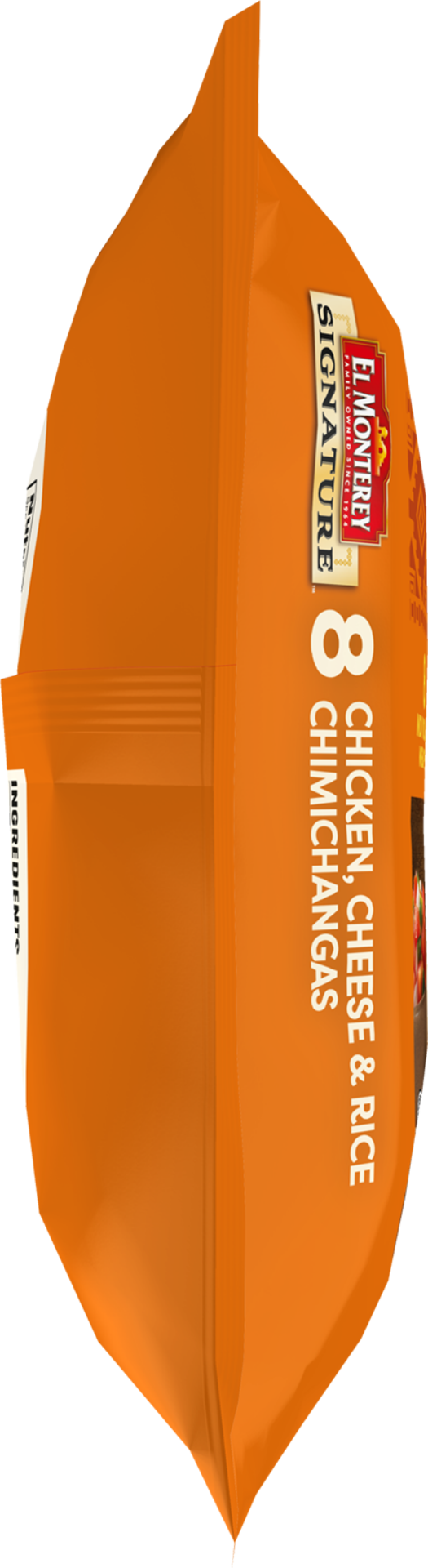 slide 4 of 5, El Monterey Chimichangas, Chicken, Cheese & Rice, 8 ct