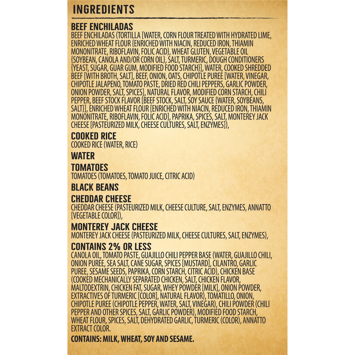 slide 4 of 5, El Monterey Enchiladas, Beef, 2 ct