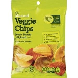 slide 1 of 1, Gold Emblem abound Veggie Chips - Potato, Tomato & Spinach, 1.5 Oz, 1.5 oz