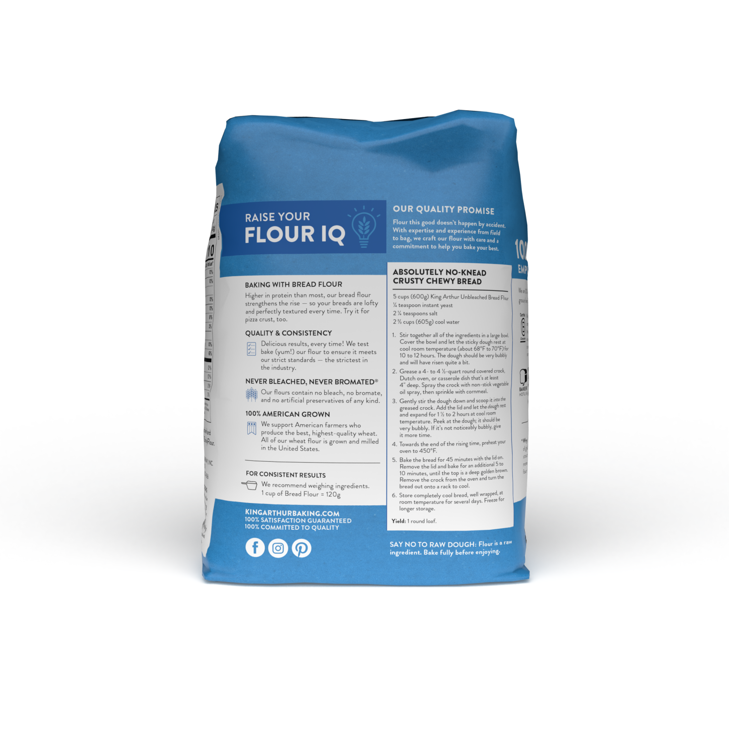 slide 8 of 8, King Arthur Baking Unbleached Bread Flour 5 lb, 5 lb