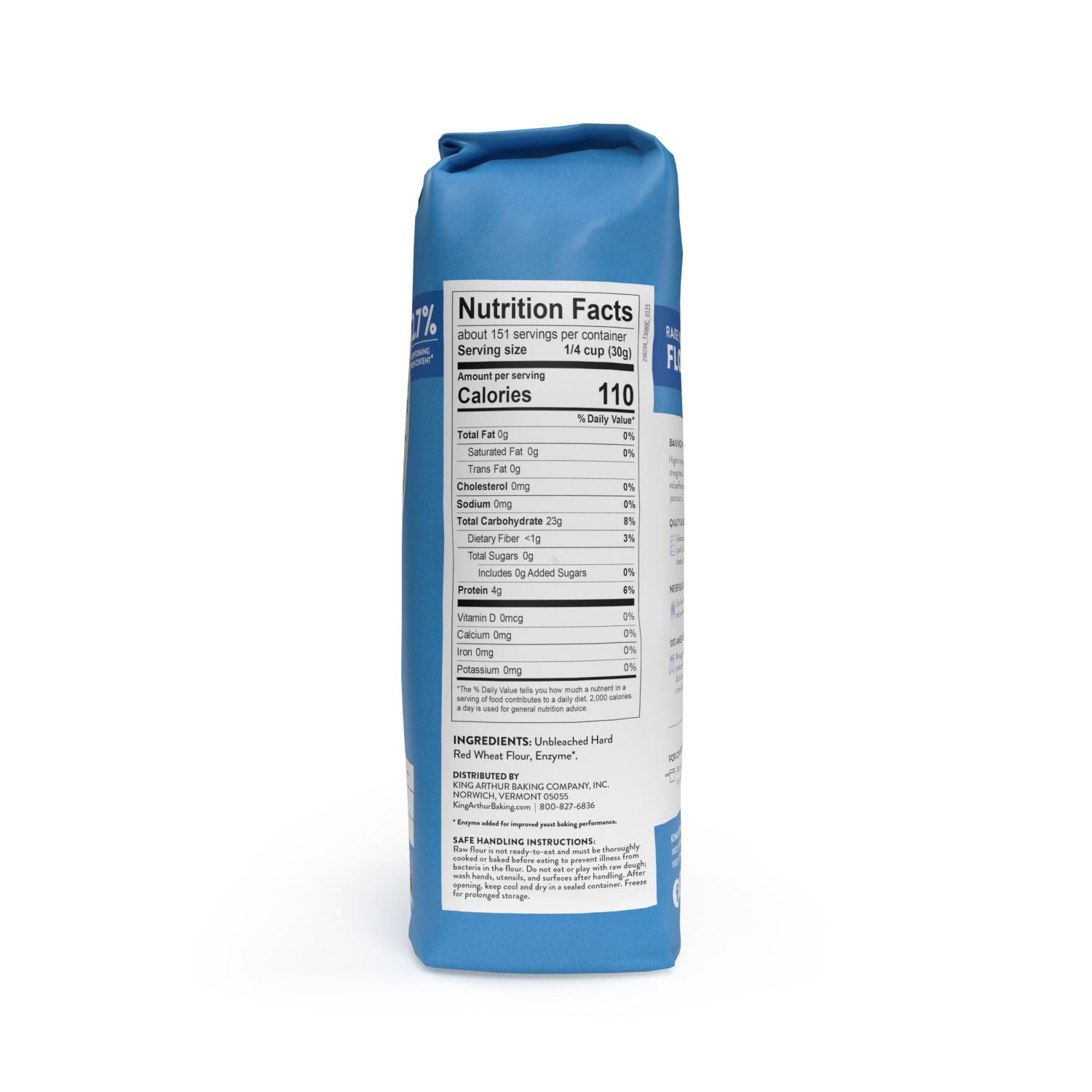 slide 4 of 8, King Arthur, Unbleached Bread Flour, Non-GMO Verified, Certified Kosher, No Preservatives, 10 lbs, 10 lb