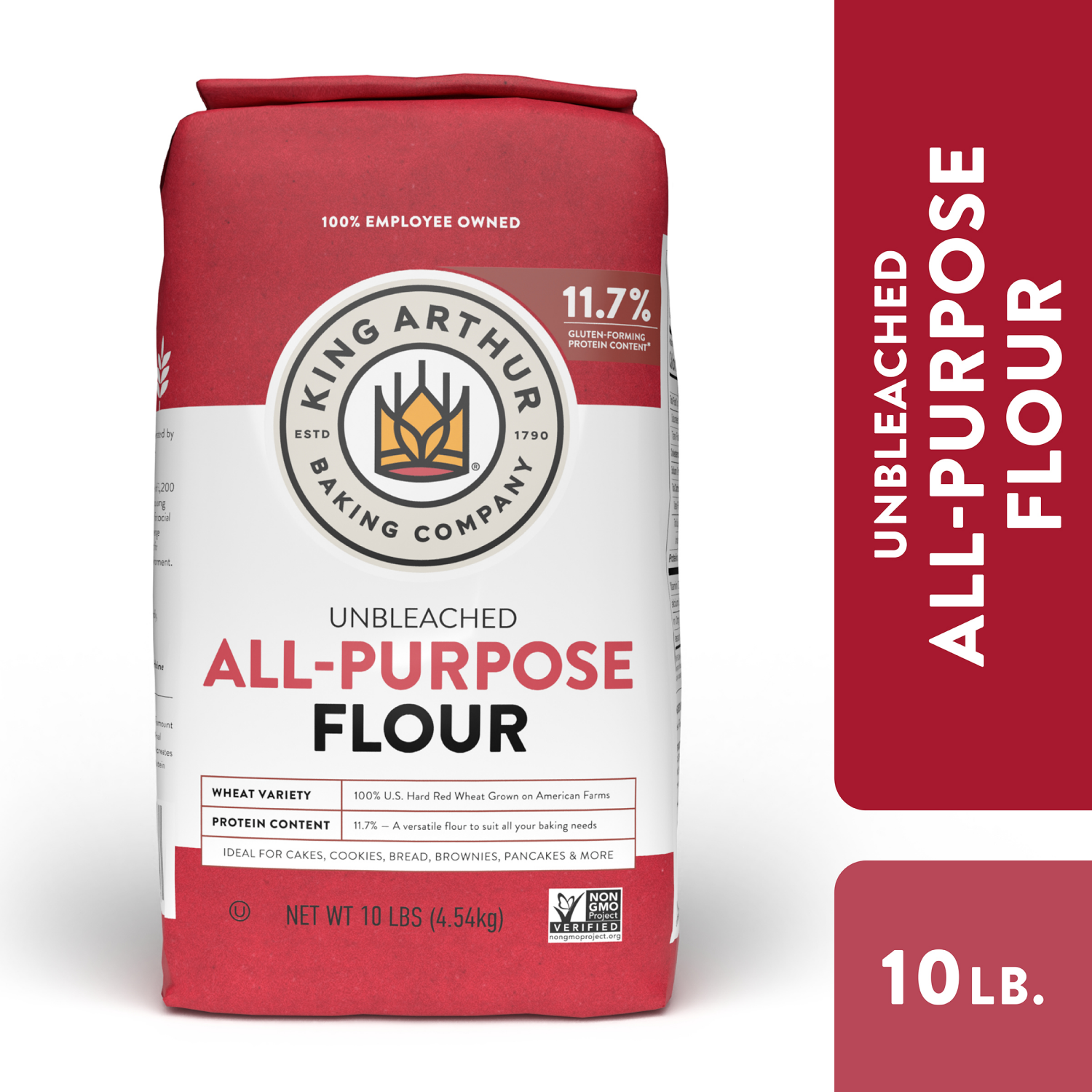 slide 1 of 7, King Arthur All-Purpose Unbleached Flour, 10 lb