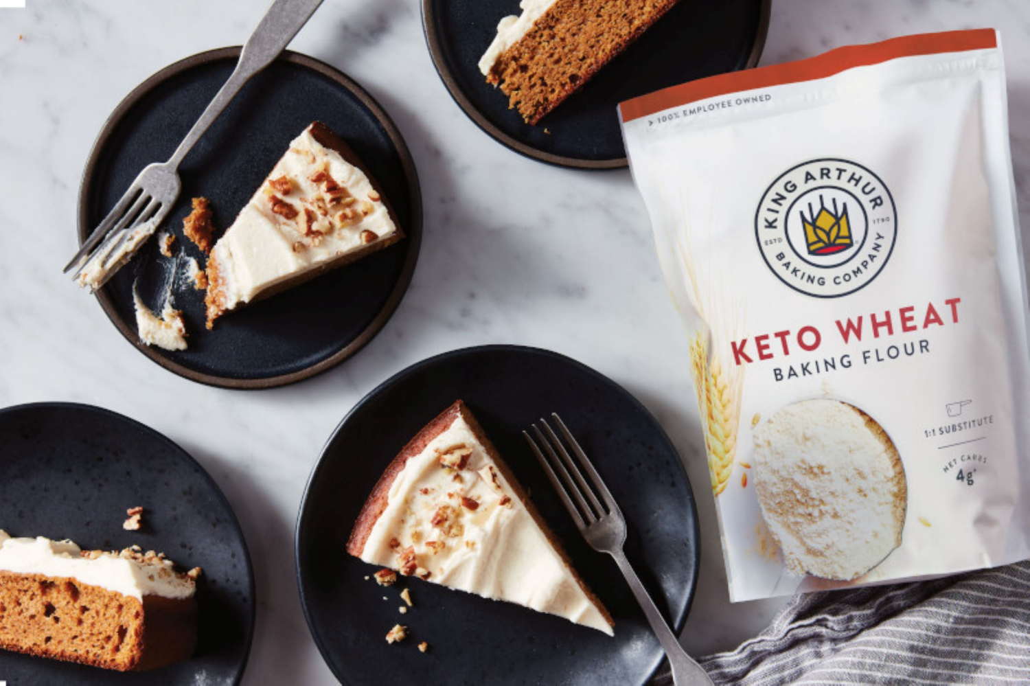 slide 3 of 5, King Arthur Blend Keto Wheat Flour - 16 oz, 16 oz