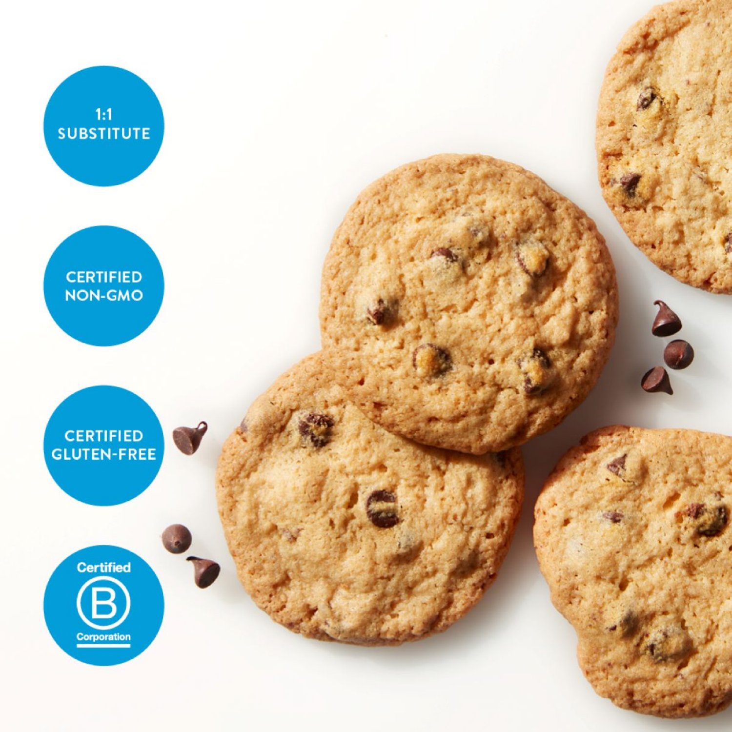 slide 4 of 8, King Arthur Gluten Free Measure for Measure Flour 48 oz, 3 lb