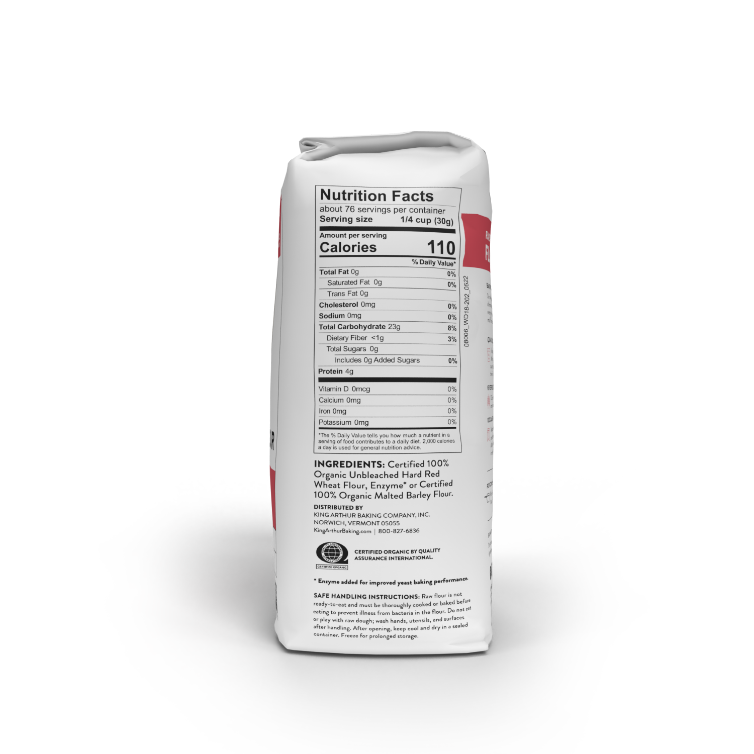 slide 4 of 5, King Arthur Organic Unbleached All-Purpose Flour 5 lb, 32 oz