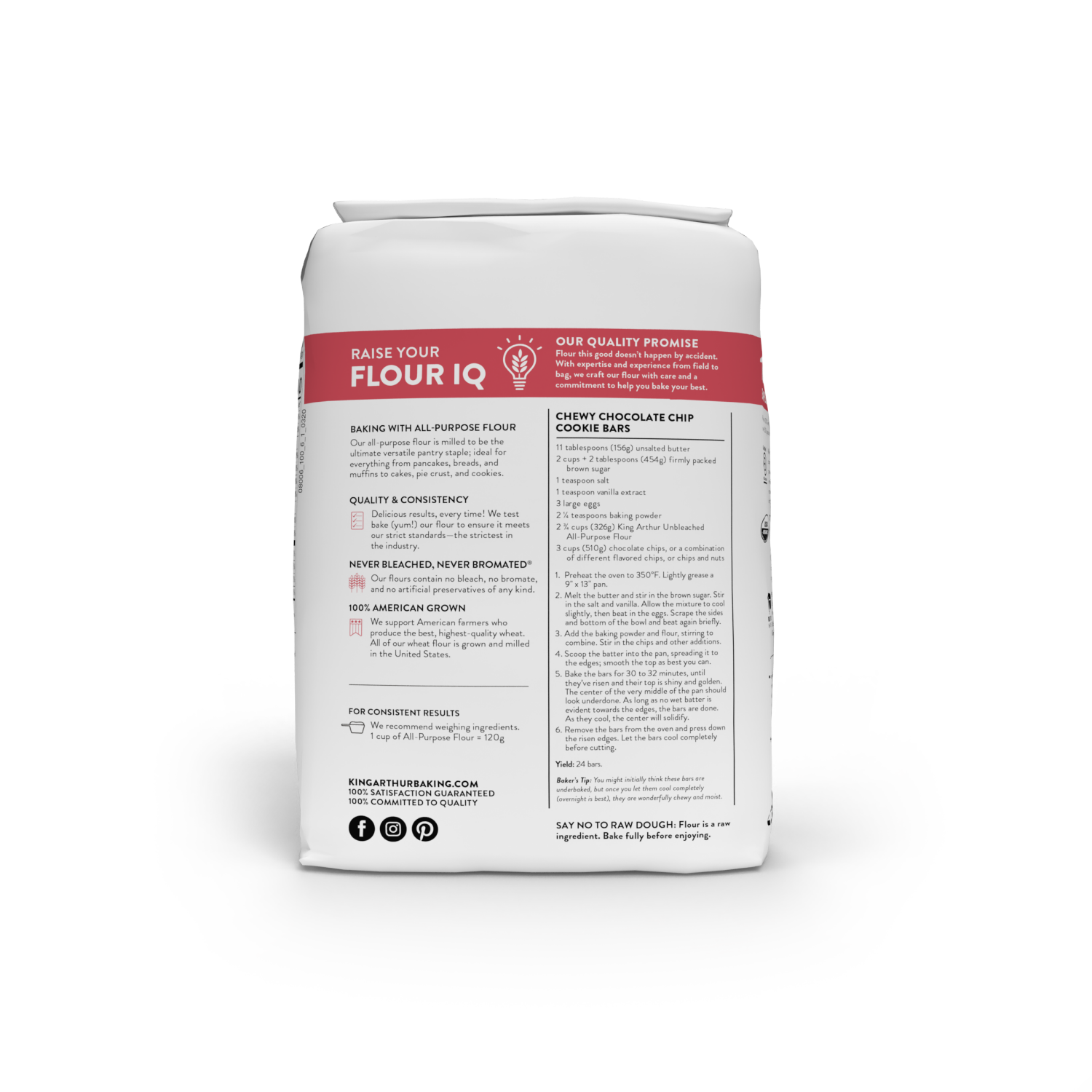 slide 5 of 5, King Arthur Organic Unbleached All-Purpose Flour 5 lb, 32 oz