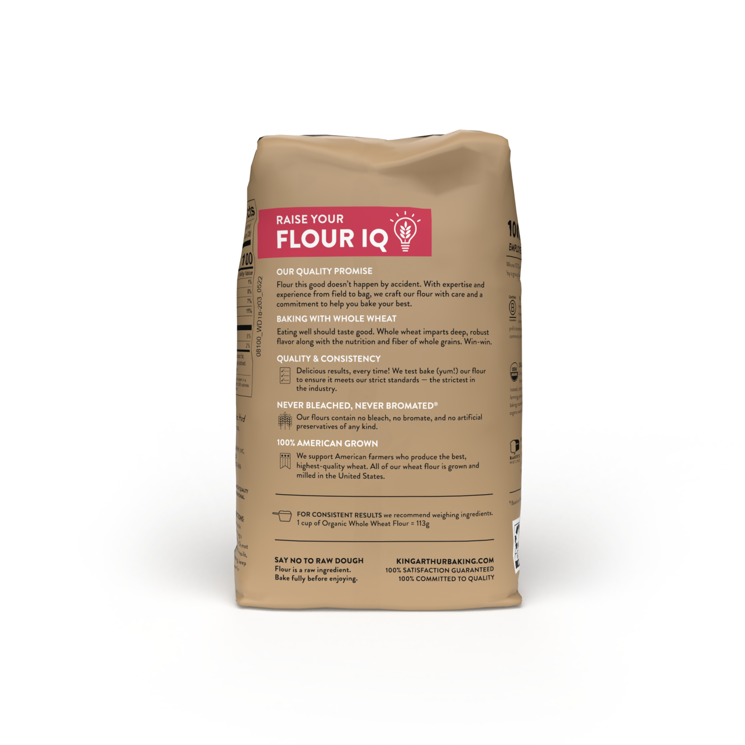 slide 6 of 8, King Arthur Whole Wheat Flour, 2 lb