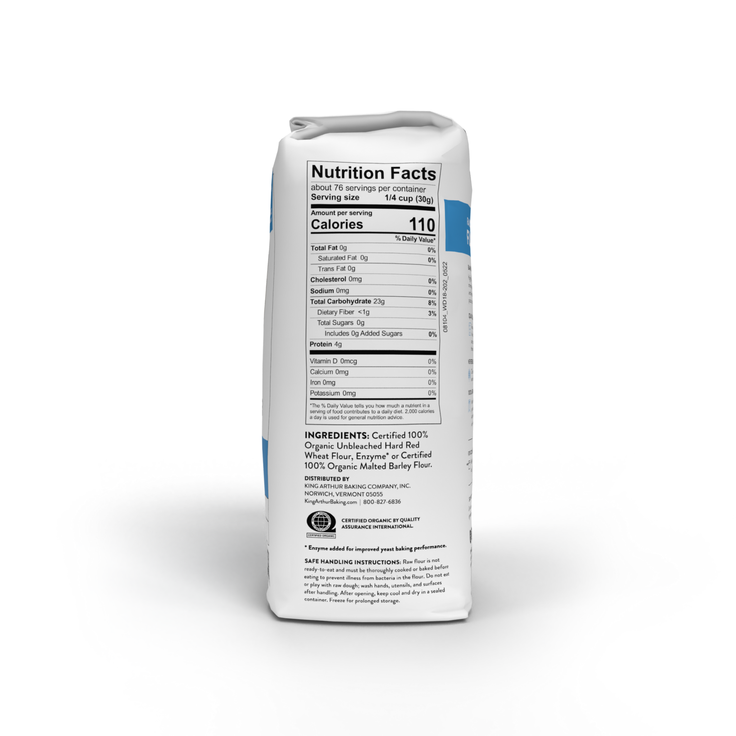 slide 5 of 8, King Arthur Organic Unbleached Bread Flour, 5 lb