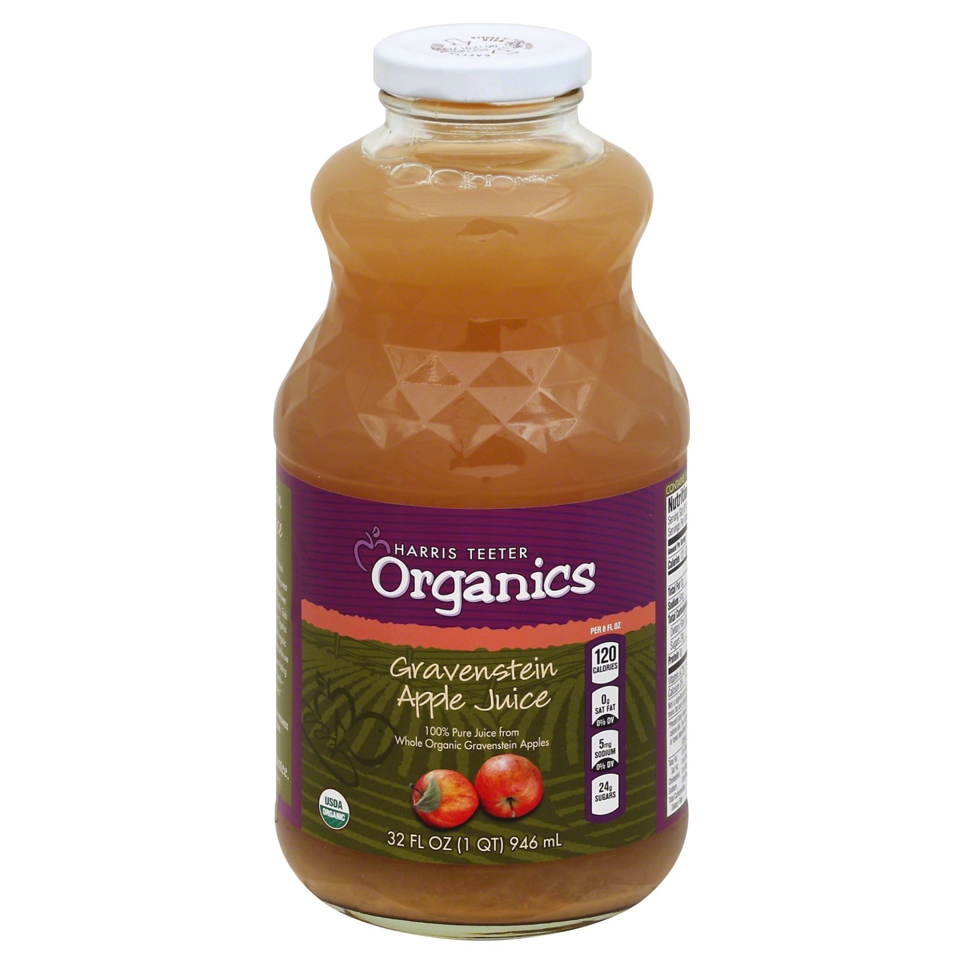 slide 1 of 1, HT Organics Apple Juice - Gravenstein, 1 qt