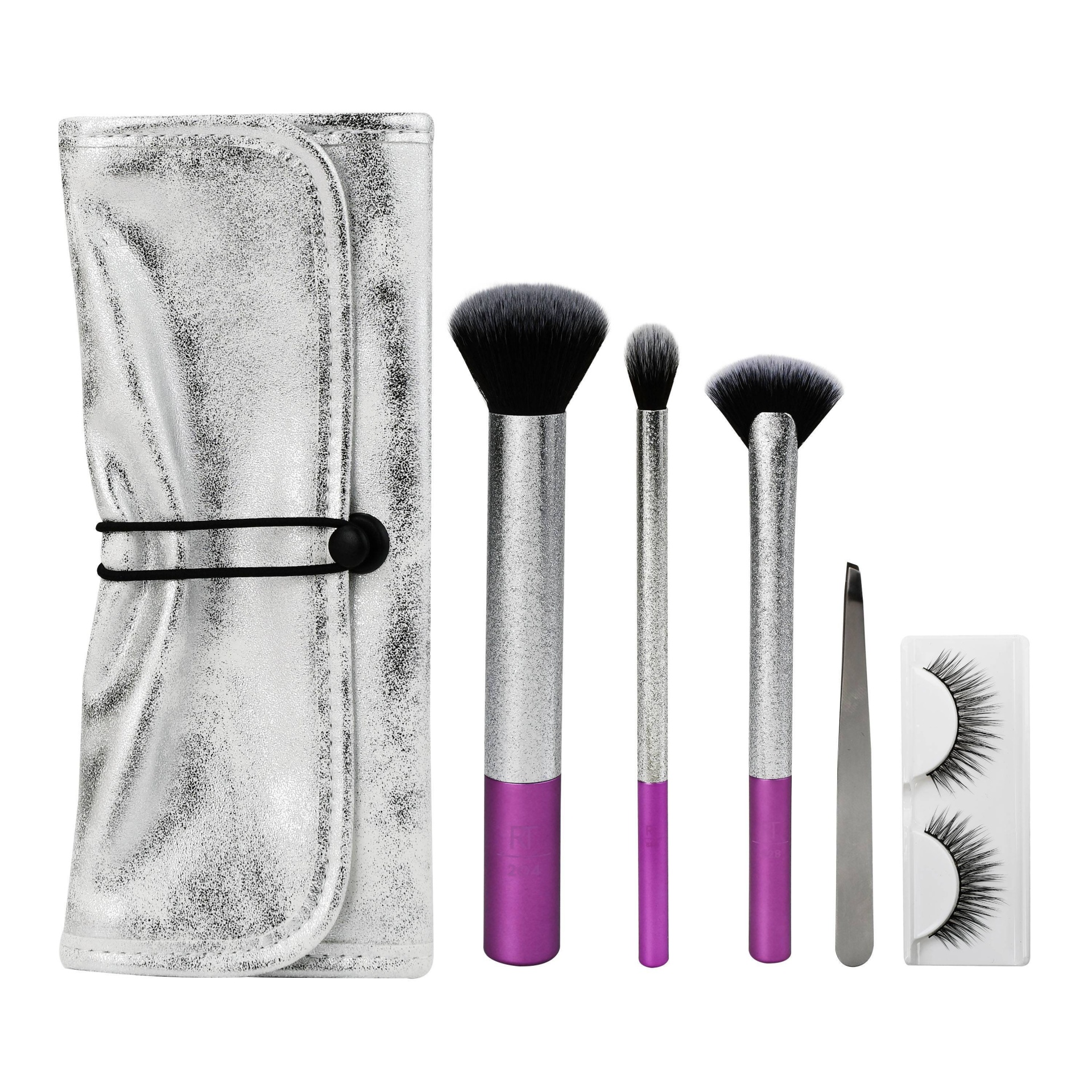 slide 1 of 7, Real Techniques Lustrous Brush Gift Set, 1 ct