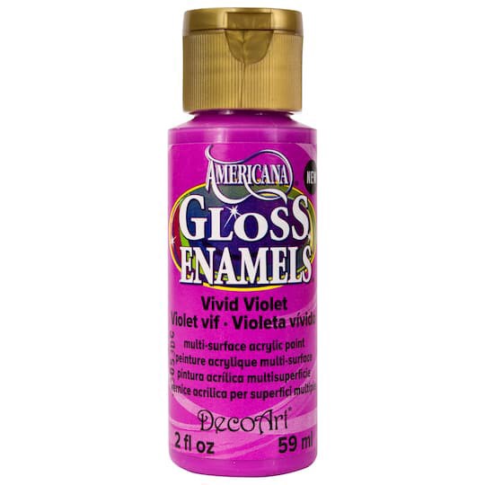 slide 1 of 2, Decoart Americana 2oz. Gloss Enamels Paint, 2 oz