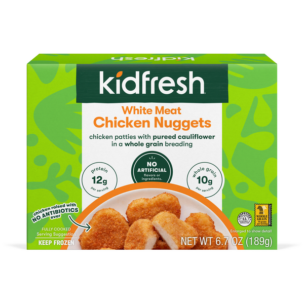 slide 1 of 1, Kidfresh Super Duper Chicken Nuggets, 6.7 oz