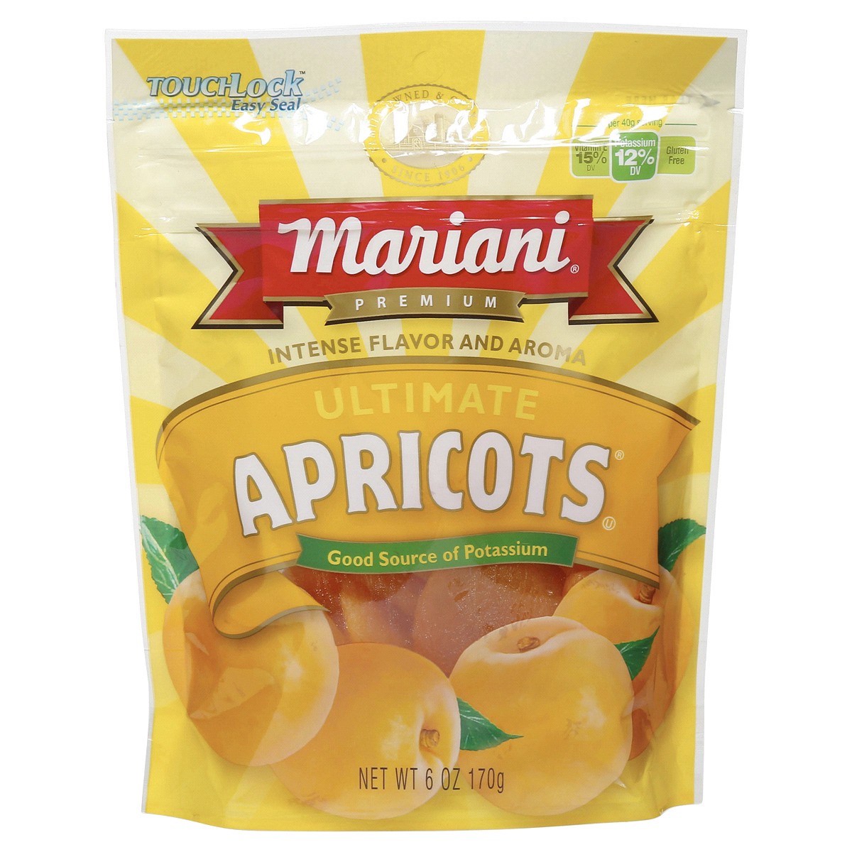 slide 1 of 5, Mariani Premium Dried Ultimate Apricots, 6 oz, 6 oz