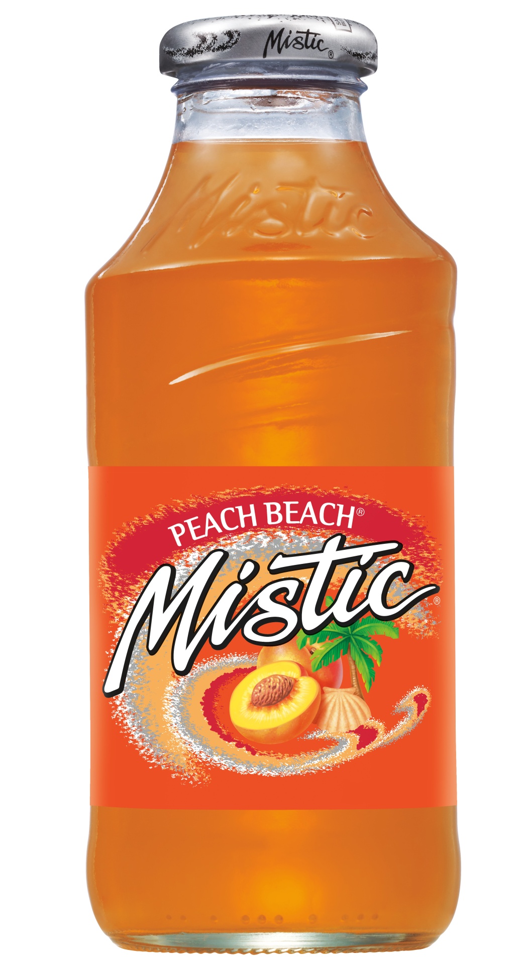 slide 1 of 2, Mistic Peach Beach, 16 fl oz