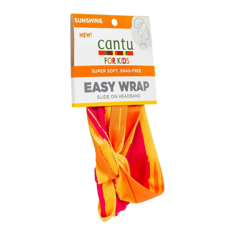 slide 2 of 4, Cantu Kids Easy Wrap Headband - Sunshine, 1 ct