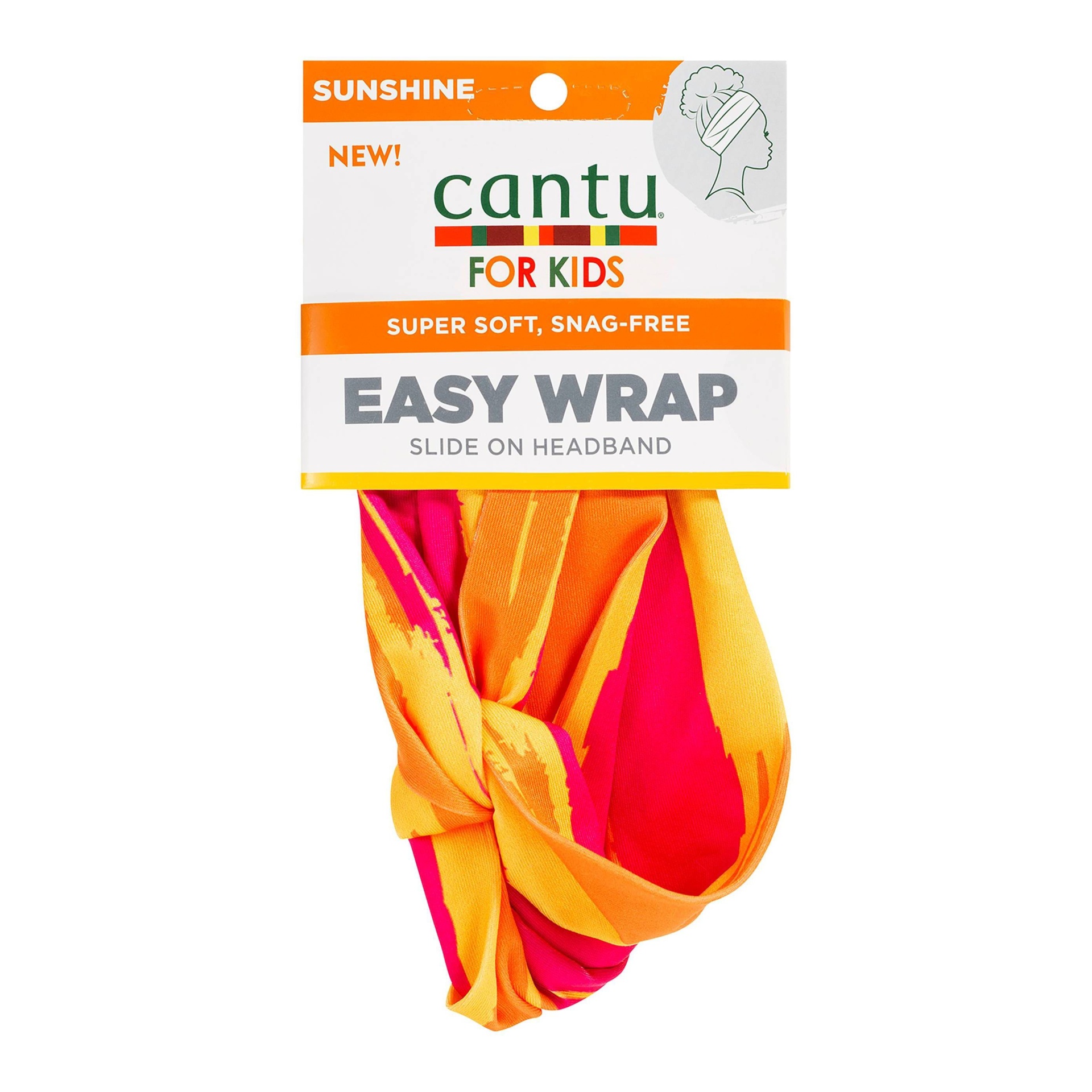 slide 1 of 4, Cantu Kids Easy Wrap Headband - Sunshine, 1 ct