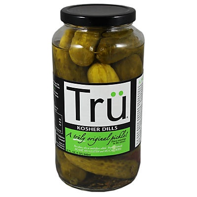 slide 1 of 1, Trü Pickles Tru Natural Dill Pickles, 32 oz