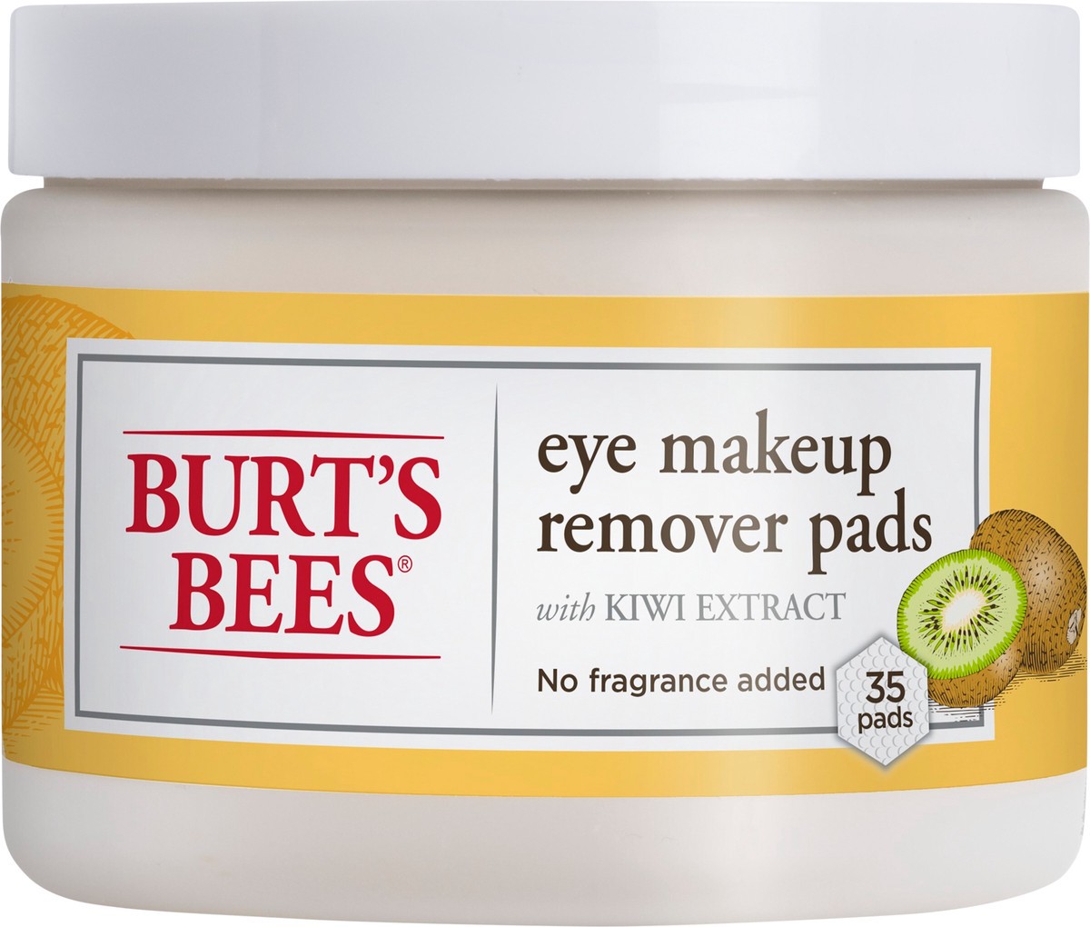 slide 2 of 4, Burt's Bees Eye Makeup Remover Pads, 35 Count, 35 ct
