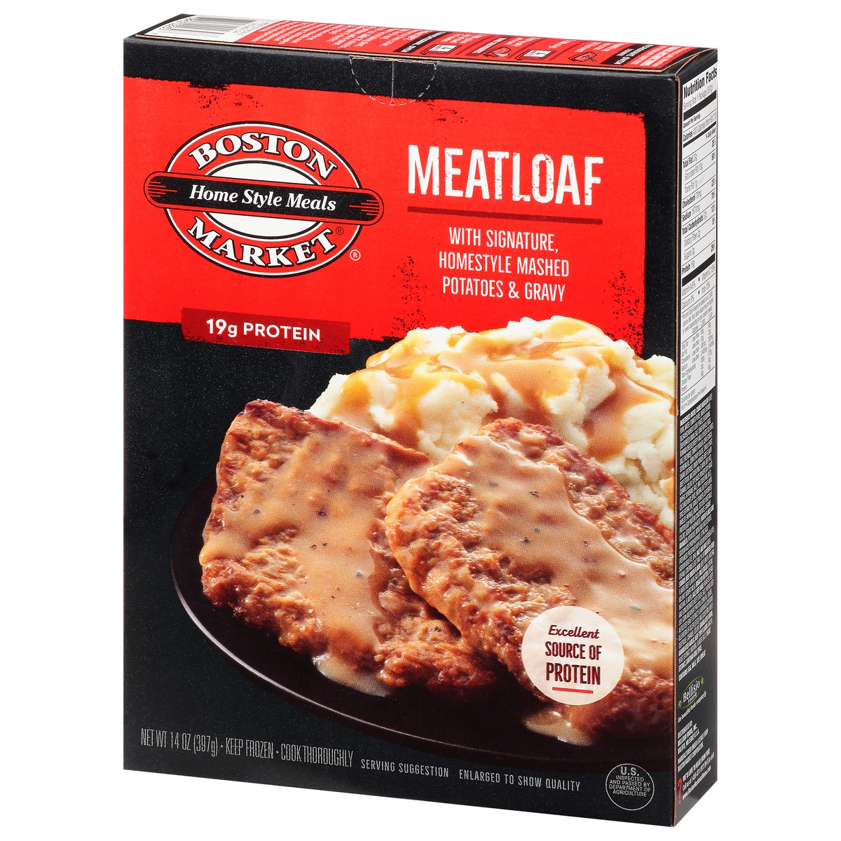 slide 3 of 11, Boston Market Home Style Meals Meatloaf, 14 oz