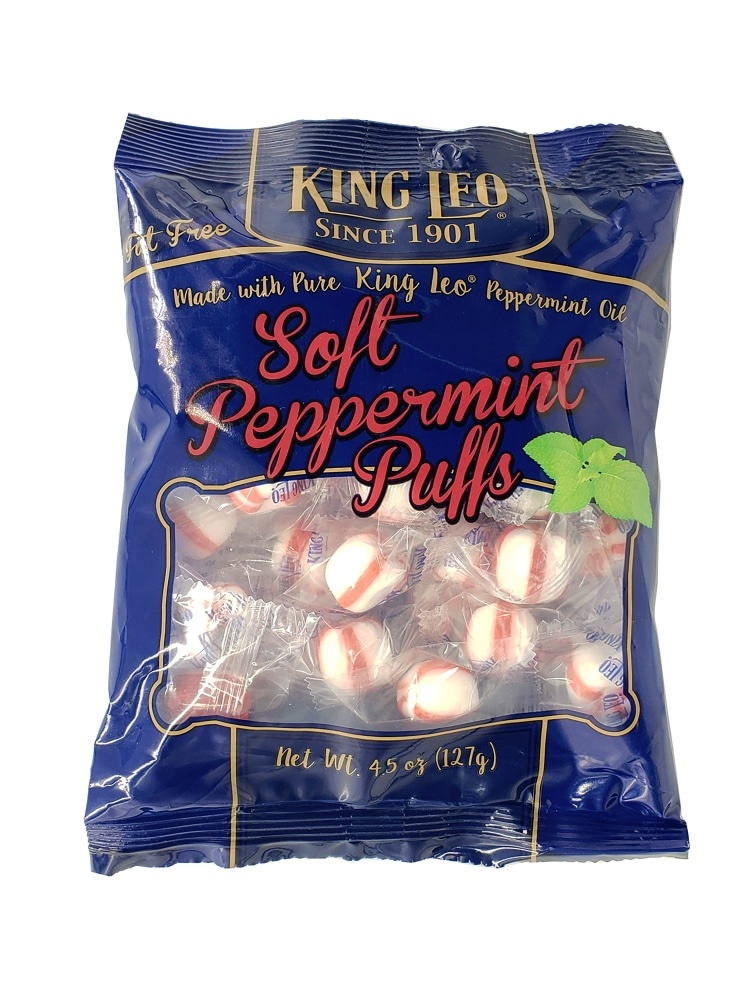 slide 1 of 1, King Leo Soft Peppermint Puffs, 7 oz