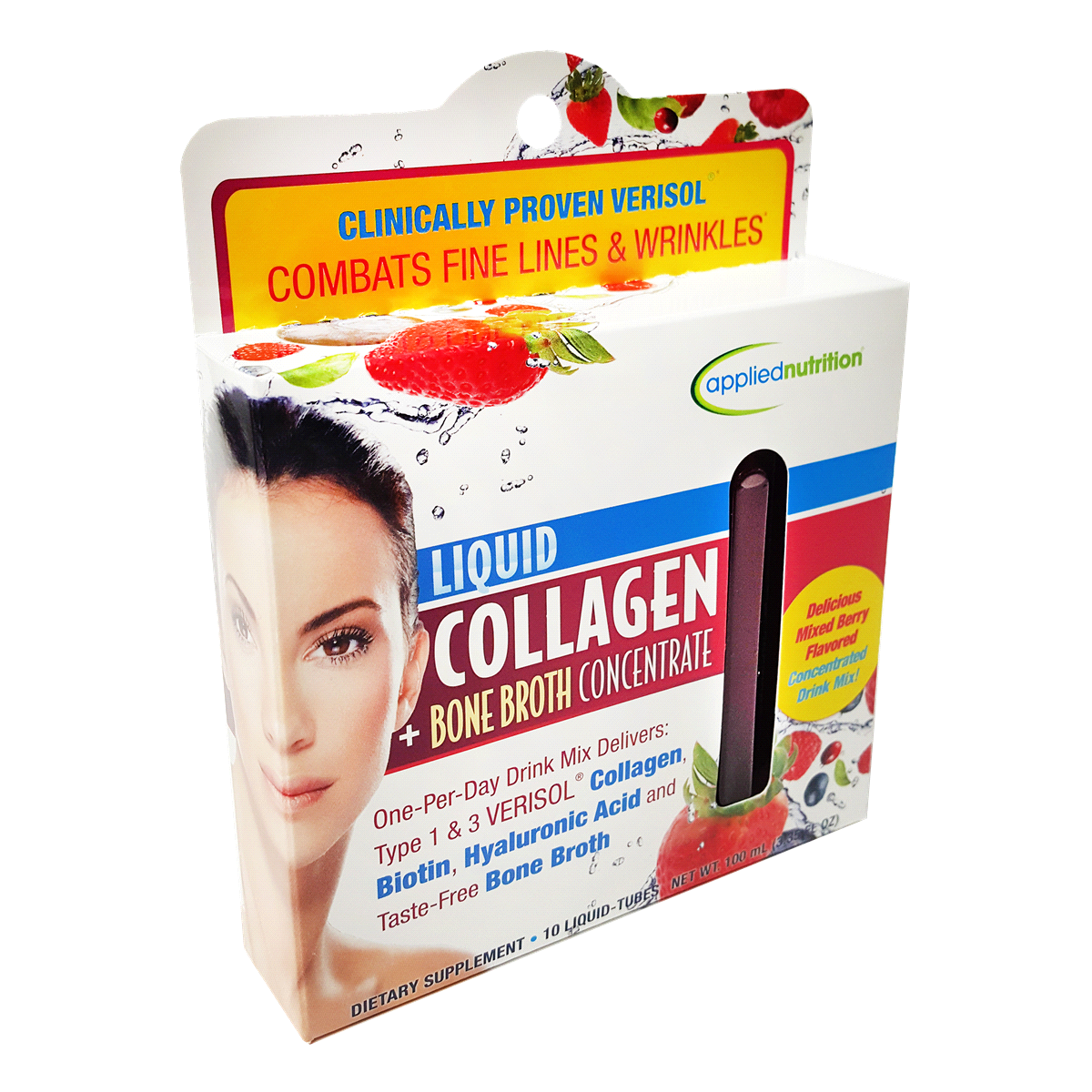 slide 2 of 2, Applied Nutrition Liquid Collagen, 10 ct