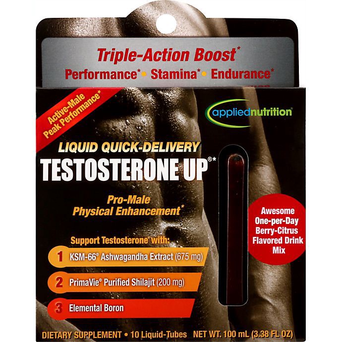 slide 2 of 13, Applied Nutrition Liquid-Tubes Testosterone Up 10 ea, 10 ct