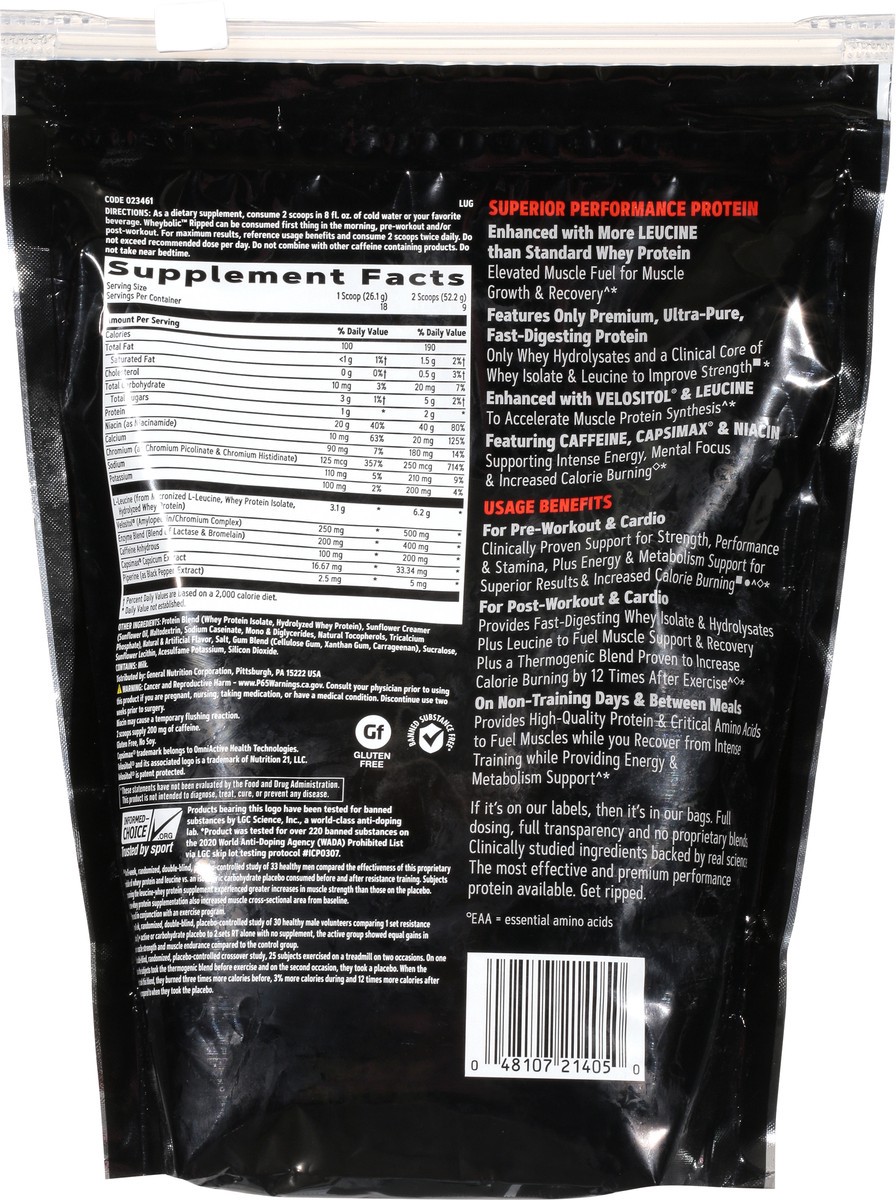 slide 3 of 13, GNC AMP Wheybolic Ripped Classic Vanilla Whey Protein 16.6 oz, 16.6 oz